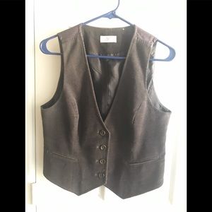 Corduroy vest.